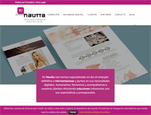 Tablet Screenshot of nautta.com